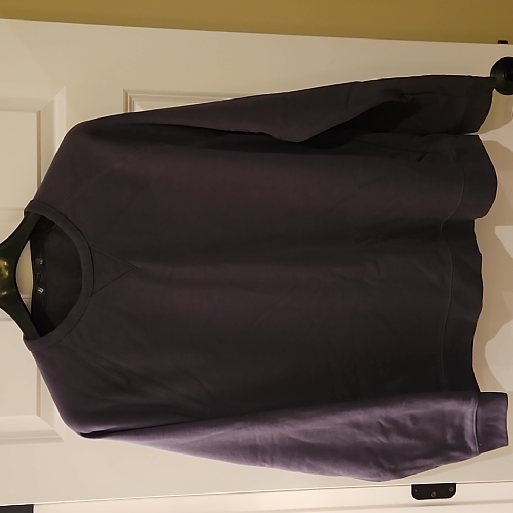 Crew French Terry Sweatshirt, NWOT, 2XL,  Silver Grey Color